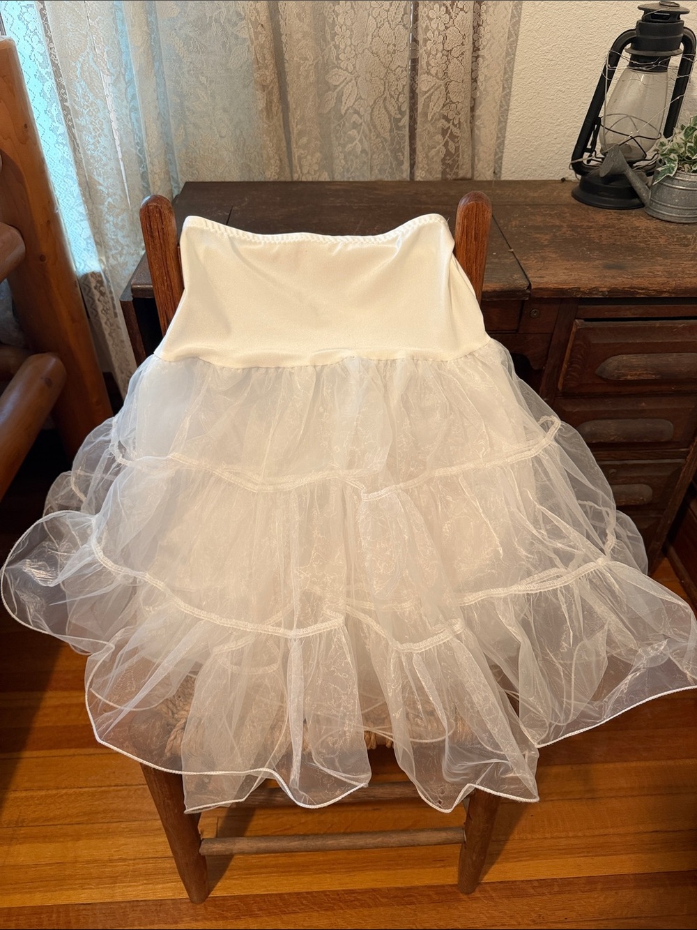 Grace Karin White Layered Tulle Flower Girl Dress